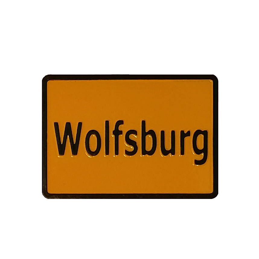 Magnet Ortsschild Wolfsburg